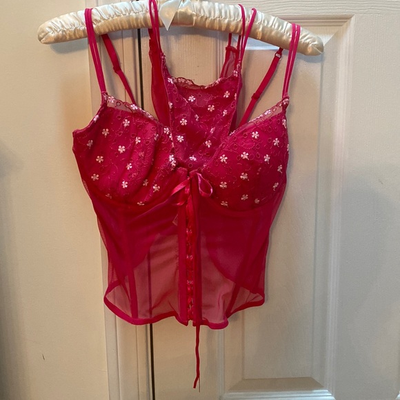 NWT La SENZA Corset Bra and Matching Panties, Size L/G - Picture 1 of 16